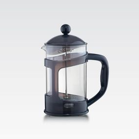Френч-прес 800 мл Maestro MR-1665-800-BROWN коричневий скляний заварник для чаю та кави