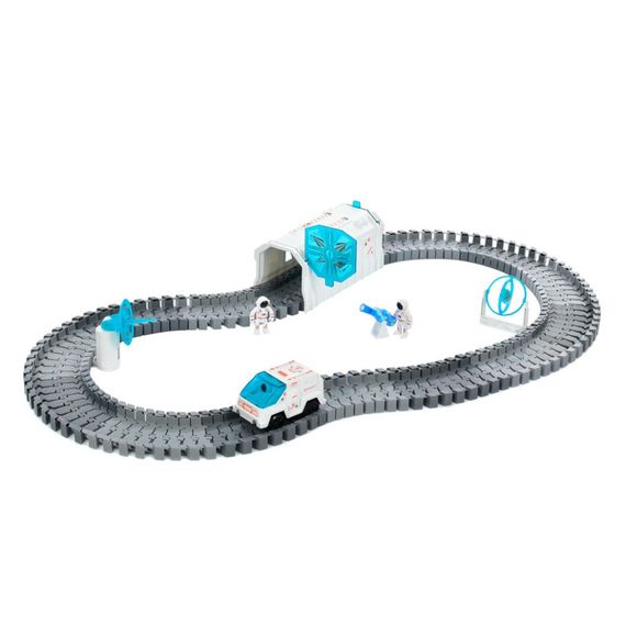 Дитячий ігровий набір "Трек" 7501, фігурки 2 штуки 127 деталей | Зображення 1