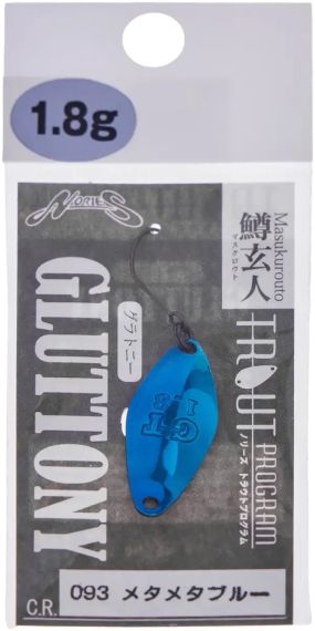 Блешня Nories Masukurouto Gluttony 28mm 2.3g #093 Блешня рибальська Блешня оберталка | Зображення 1