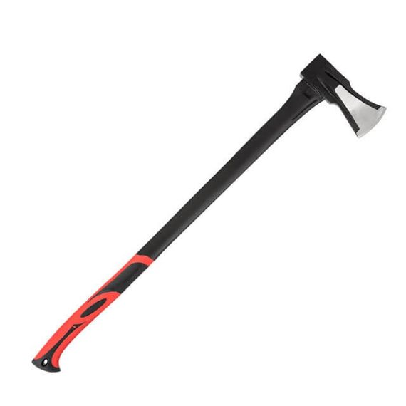 Колун кований 2200 г, ручка з фібергласу INTERTOOL HT-0275 | Зображення 1