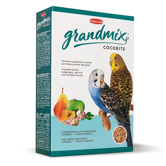 Корм Padovan Grandmix Cocorite для хвилястих папужок 400 гр