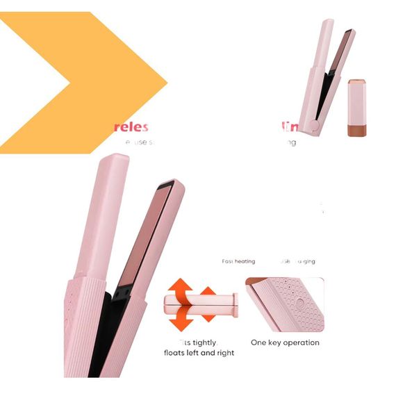 Плойка-утюжок з акумулятором LSM-637 бездротова для зручності укладки волосся від XPRO (45025-LSM-637_431) | Зображення 1