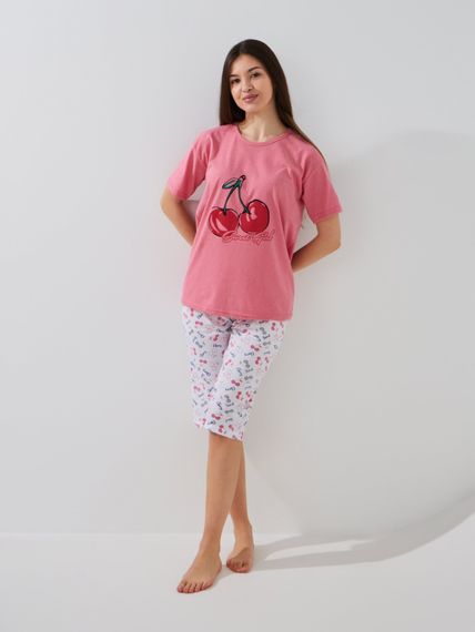 Піжама жіноча 2605 2XL Рожевий shop (2000999542220)