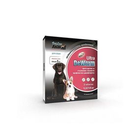 Антигельмінтний препарат AnimAll VetLine DeWorm Ультра для собак і цуценят від 5 кг, 2 табл