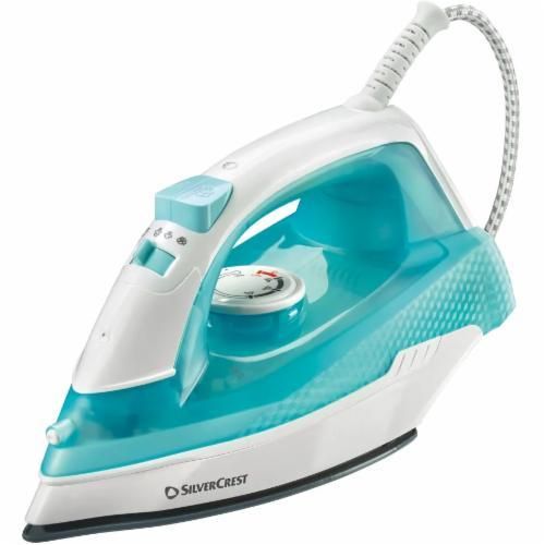 Утюг серебристый Crest SDBG 2200 A1, белый/turquoise (UA-01)