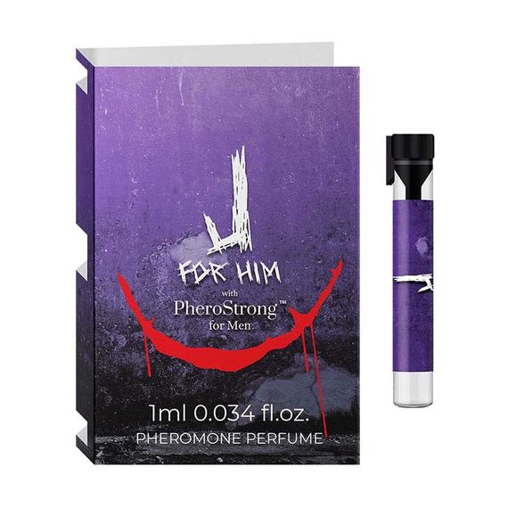 Духи J for Him with PheroStrong для чоловіків 1 мл Sex Aura