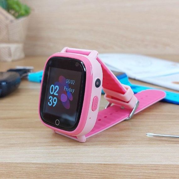 Дитячий смарт годинник з функцією дзвінка та камерою Hoco Y100 Pink