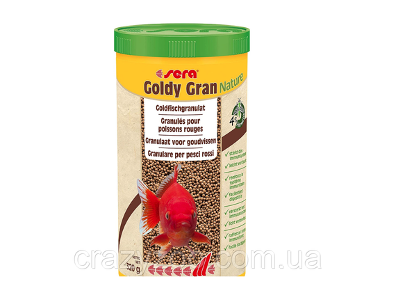 Корм для золотих риб Sera Goldy Gran Nature у гранулах 1000 мл (300 г) 08723