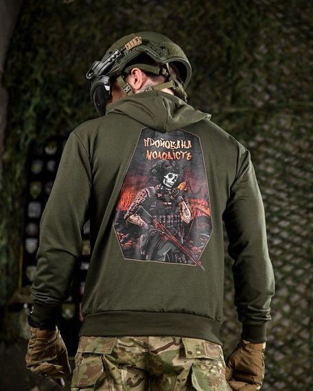 Тактична худі MAKLIN молодь олива ДЛ7045