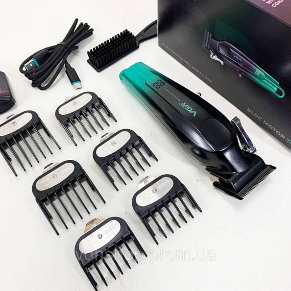 Професійна машинка для стрижки волосся в салон, Акумуляторний універсальний тример для стрижки KJ-33 | Зображення 7