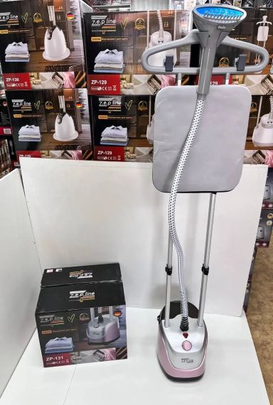 Рожевий Відпарювач вертикальний для одягу зі стійкою Zepline 3500Вт ZP-131