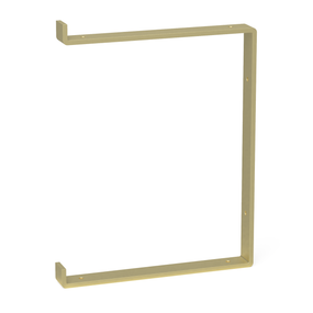 Кронштейн для полиці з металу 262×30mm, H=340mm Золото