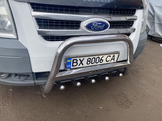 Кенгурятник WT004 (нерж) для Ford Transit 2000-2014 гг | Зображення 2