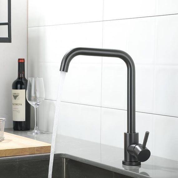 Змішувач для кухні Lidz Aria 015F1 (k35)  LDARI015F1GRP49558 Graphite | Зображення 7