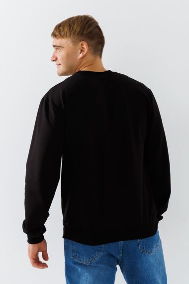 Світшот з принтом чоловічий 0208 XL Чорний shop (2000990720238) | Зображення 3