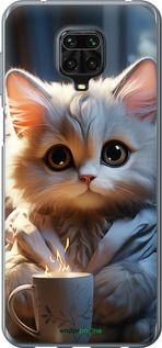 Чохол на Xiaomi Redmi Note 9 Pro Білий кіт "5646u-1911-2448"