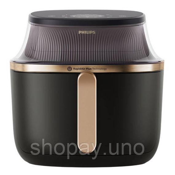 Электродуховка настольная с противнем PHILIPS, Аэрогриль для приготовления гриля, Аэрогриль для мяса QO-45 | Зображення 1