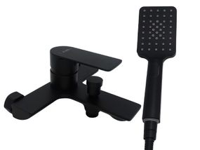 Змішувач для ванни латунь AIM чорний матовий DG01130 (matte black)