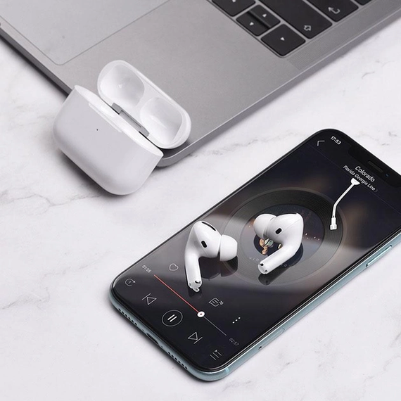 Бездротові навушники Bluetooth Hoco EW04 White | Зображення 4