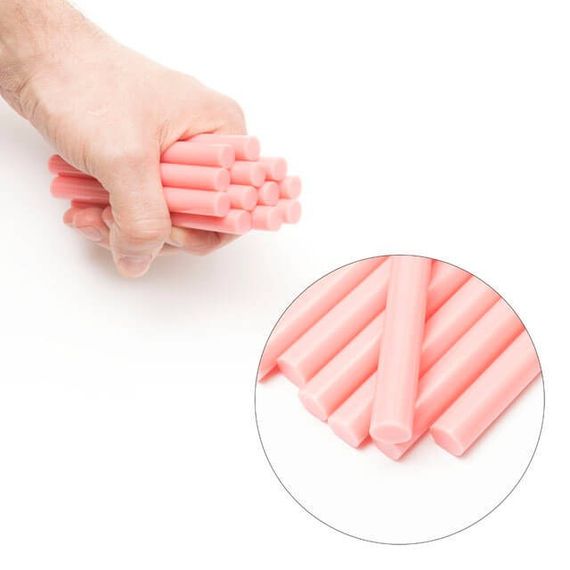 Комплект стрижнів клейових рожевих 11,2*100 мм, 12 од. INTERTOOL RT-1045 | Зображення 1