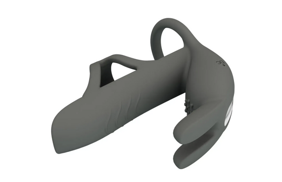 Насадка з вібрацією Pretty Love - MASTER RING GRAY, BI-210326-1 Sex Aura | Зображення 4