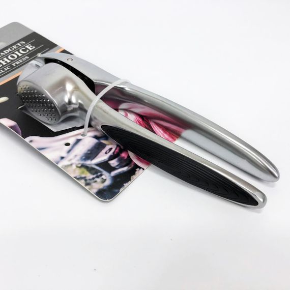 Прес для часнику чеснокодавка ручна металева LQ-28 | Зображення 1