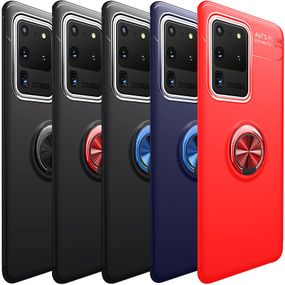 TPU чохол Deen ColorRing під магнітний тримач (opp) для Samsung Galaxy S20 Ultra