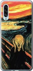 Чохол на Samsung Galaxy A90 5G Крик Мунка із силікону FCh_036328
