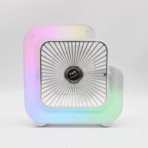 G-Вентилятор Квадратный Ночник аккумуляторный от USB с подсветкой | Зображення 3