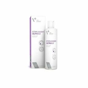 Шампунь для короткошерстных собак против выпадения шерсти VetExpert Stimuderm Ultra Short Hair Shampoo 250 мл