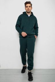Спортивный костюм мужской на флисе., цвет зеленый, 238R030