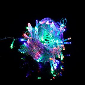 Гірлянда 300LED (Діод) Mix Color, 30 метрів, 8 режимів, прозора ізоляція