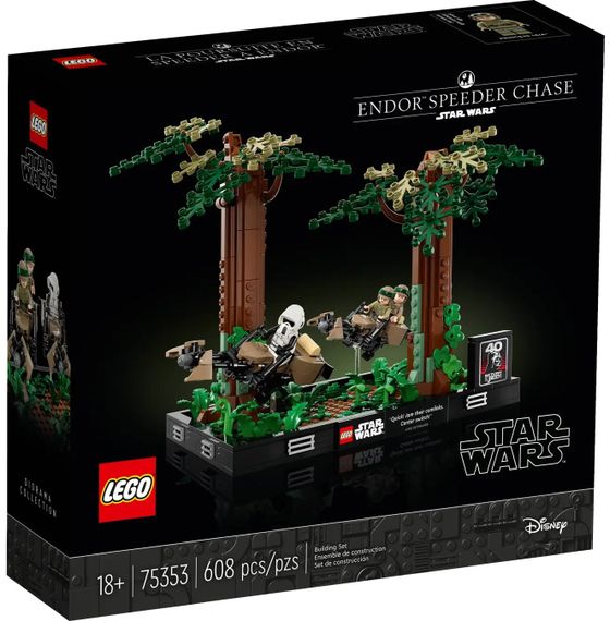 Конструктор LEGO Star Wars Діорама «Погоня на спідері на Ендорі» (75353) | Зображення 5