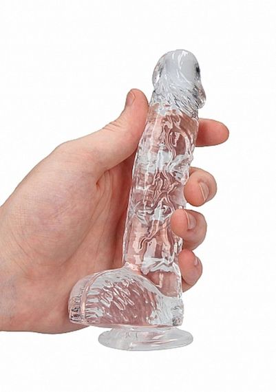 Фалоімітатор - Realrock Dildo 6" Transparent sexstyle | Зображення 4