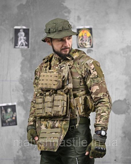 Плитоніска 4 швидких скидання з наплічником Cordura мультикам ДЛ63963 | Зображення 2