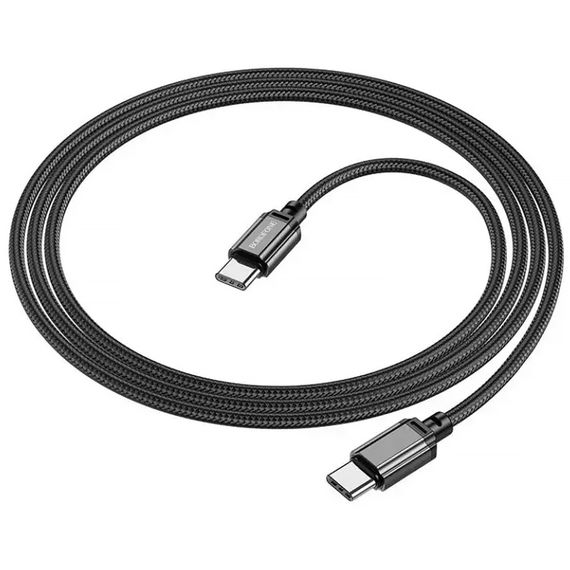 Дата кабель Borofone BX87 Type-C to Type-C 60W (1m) Black | Зображення 2