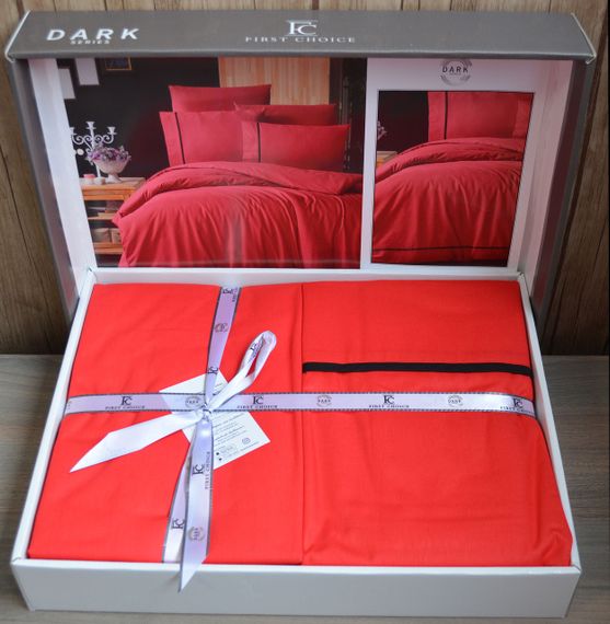 Постільна білизна First Choice Ranforce Deluxe 200 х 220 см Alisa Red | Зображення 2