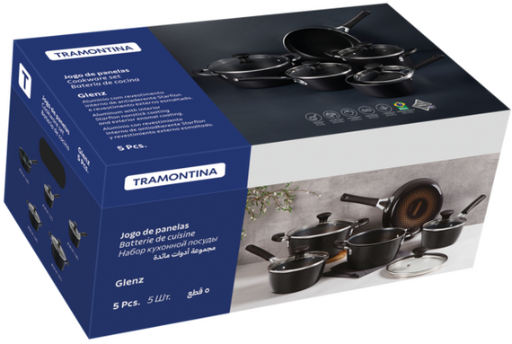 Набір посуду Tramontina Glenz (9 предметів) | Зображення 1