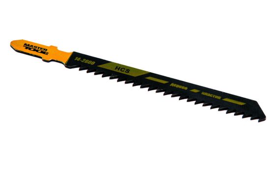 Полотно пильное для лобзика Mastertool - 76 х 3 мм дерево-пластик (5 шт.) (14-2800) | Зображення 3