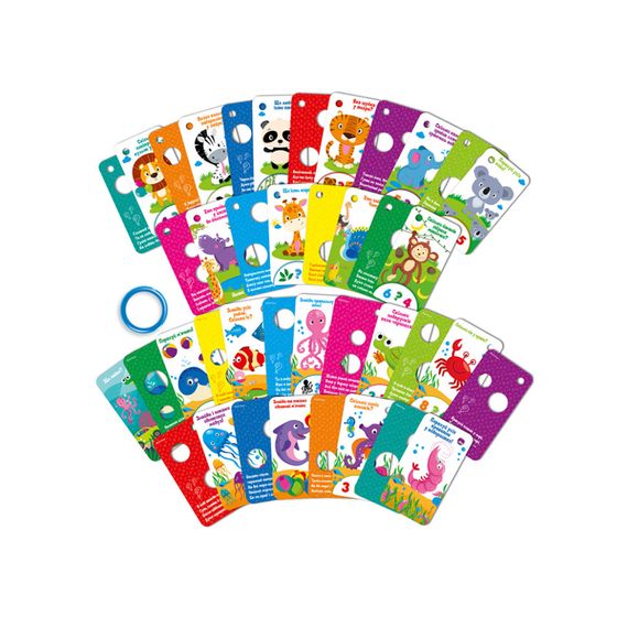 Развивающая игра Отгадайки "Жители зоопарка и моря" Vladi toys VT5000-14 Укр | Зображення 2