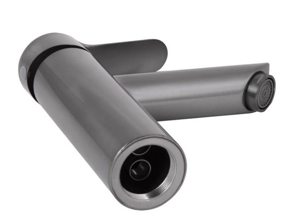 Змішувач для умивальника Brinex Pure 001F Graphite BRIPUR001FGRP | Зображення 3