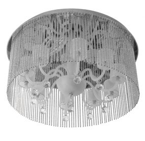Люстра потолочная галогенная с абажуром G4 20W CH (BR-01 268S/25)