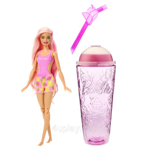 Набор Barbie Pop Reveal Fruit Series Strawberry Lemonade Кукла Барби Сочные фрукты Клубничный лимонад | Зображення 1