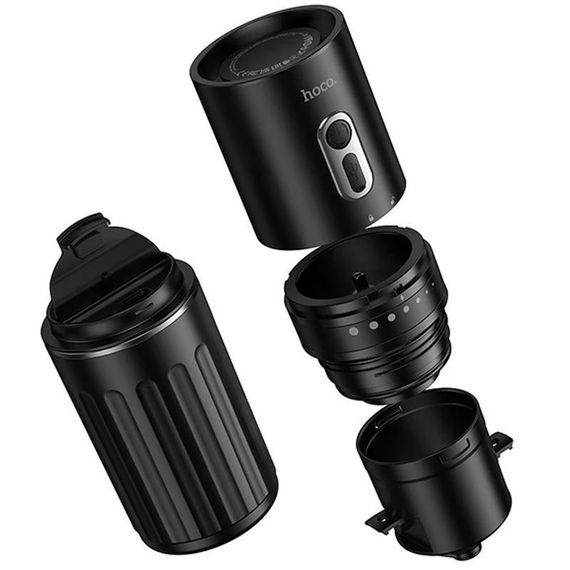 Портативная кофеварка Hoco HX80 All-in-One 1300 mAh Black | Зображення 3