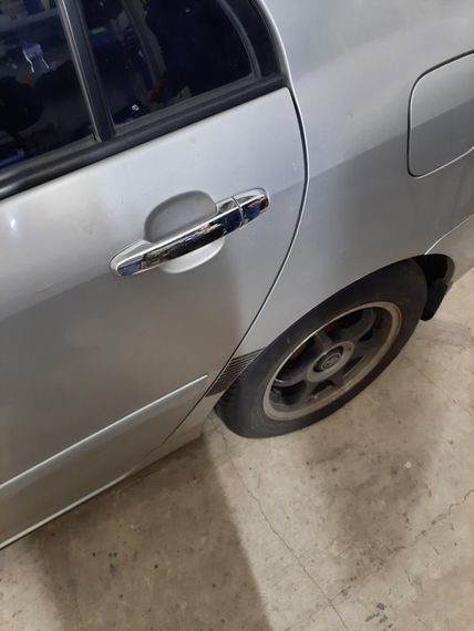 Накладки на ручки (4 шт) Omsaline - італійська нержавійка для Toyota Corolla 2002-2007 років | Зображення 4