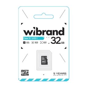 Мапа пам'яті Wibrand MicroSDHC 32gb UHS-1 10 Class