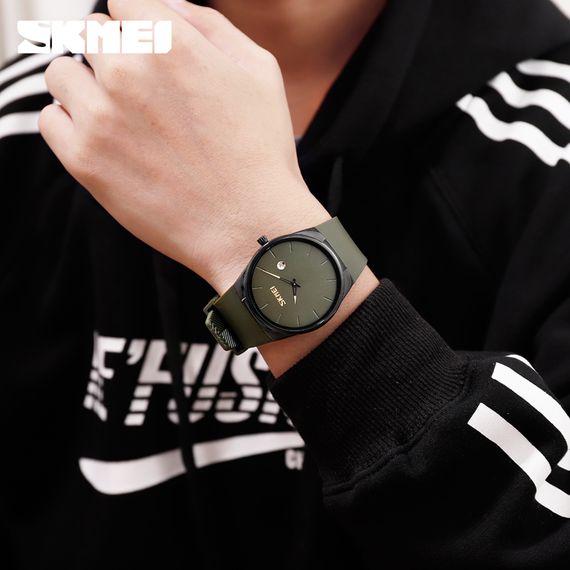 Наручний годинник Skmei 1509AG Army Green | Зображення 2