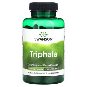 Экстракт трифалии Swanson Triphala Standardized 250 мг 120 капсул