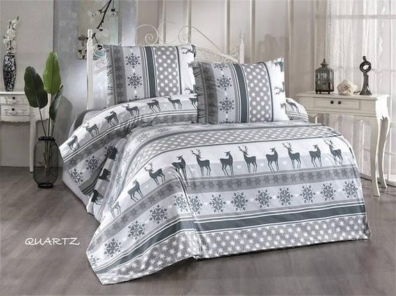 Постільна білизна Belizza Quartz Фланель Бавовна Полуторний розмір