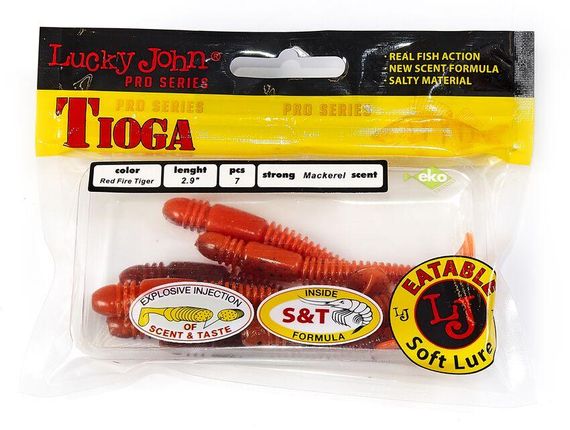 Виброхвост Lucky John Лаки Джон Tioga 2.9" T48 7шт | Зображення 1